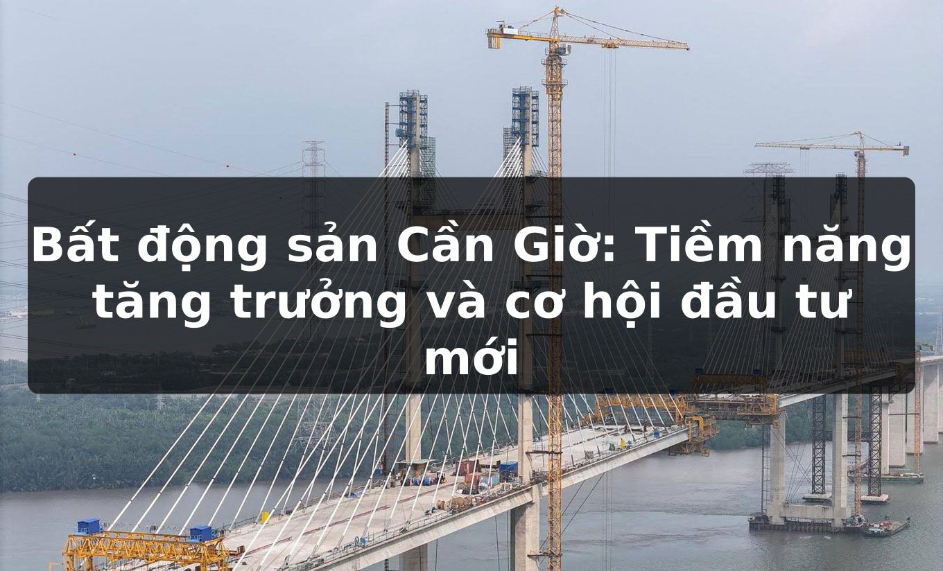 Bất động sản Cần Giờ: Tiềm năng tăng trưởng và cơ hội đầu tư mới